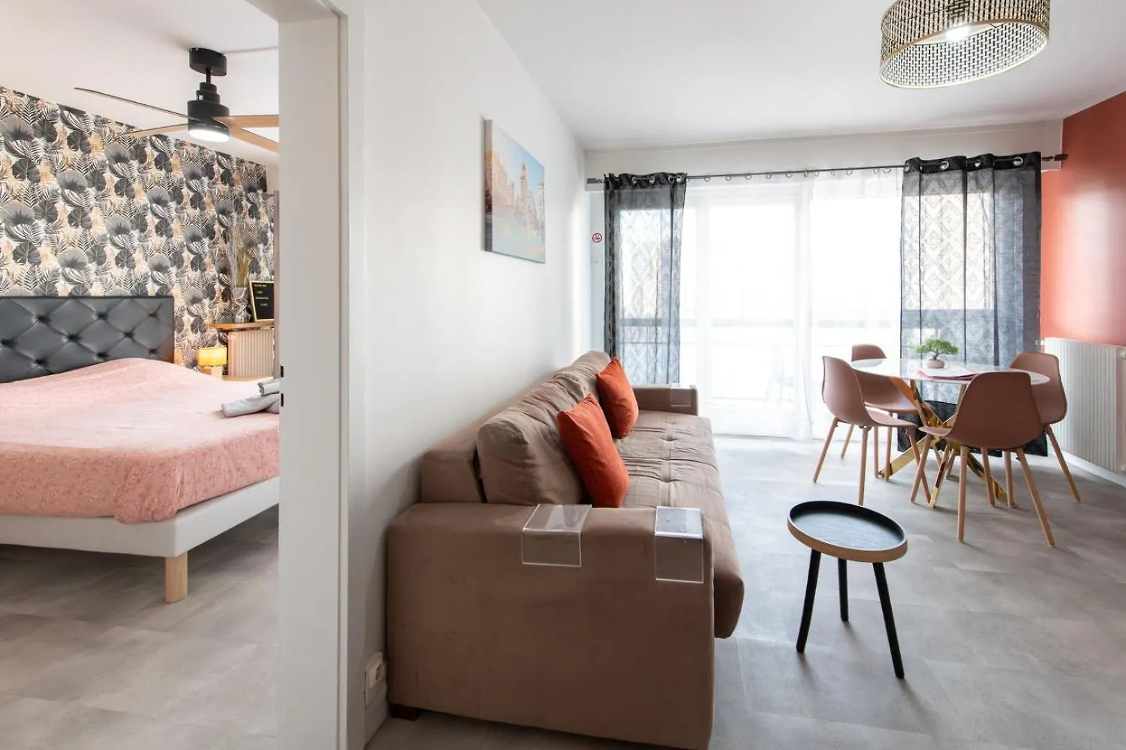 Le 27 - Appartement 3*** Cosy A Lyon Parking アパート